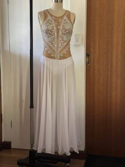 White Graceful Dress - 1183