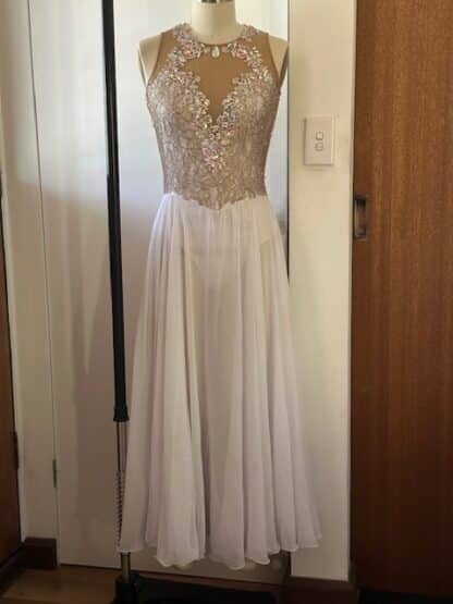 White Graceful Dress - 1188