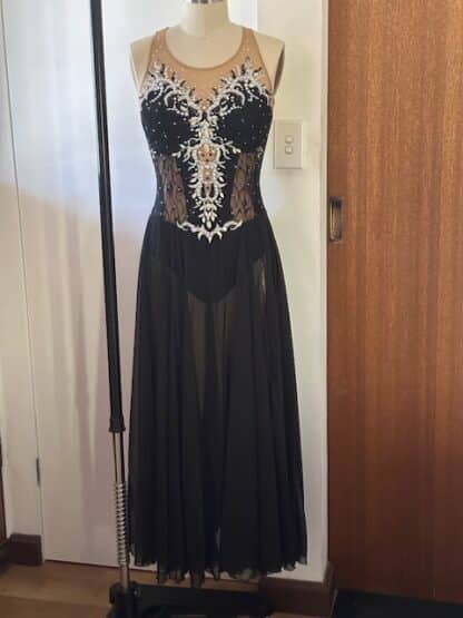 Black Graceful Dress - 1198