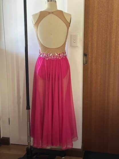 Hot Pink Graceful Dress - 1210 - Image 2