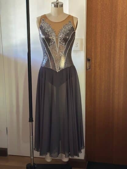 Grey Graceful Dress - 1216