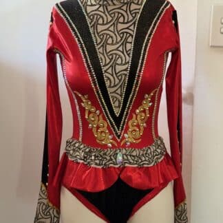 C1287 - Red/ black/ gold Costume